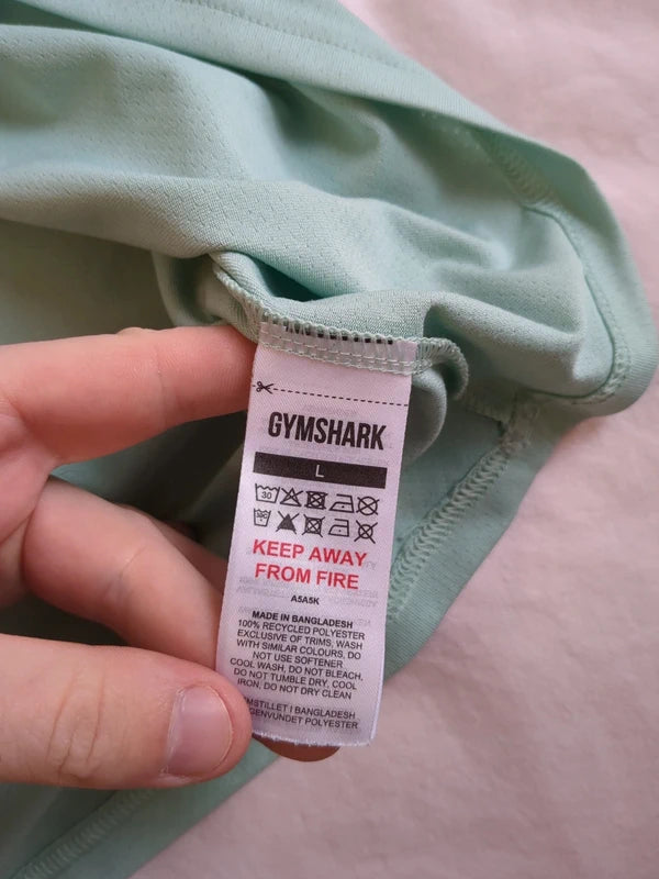 Green Gymshark t-shirt