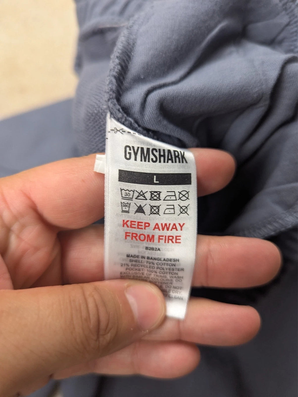 Ensemble Jogging Gymshark Gris