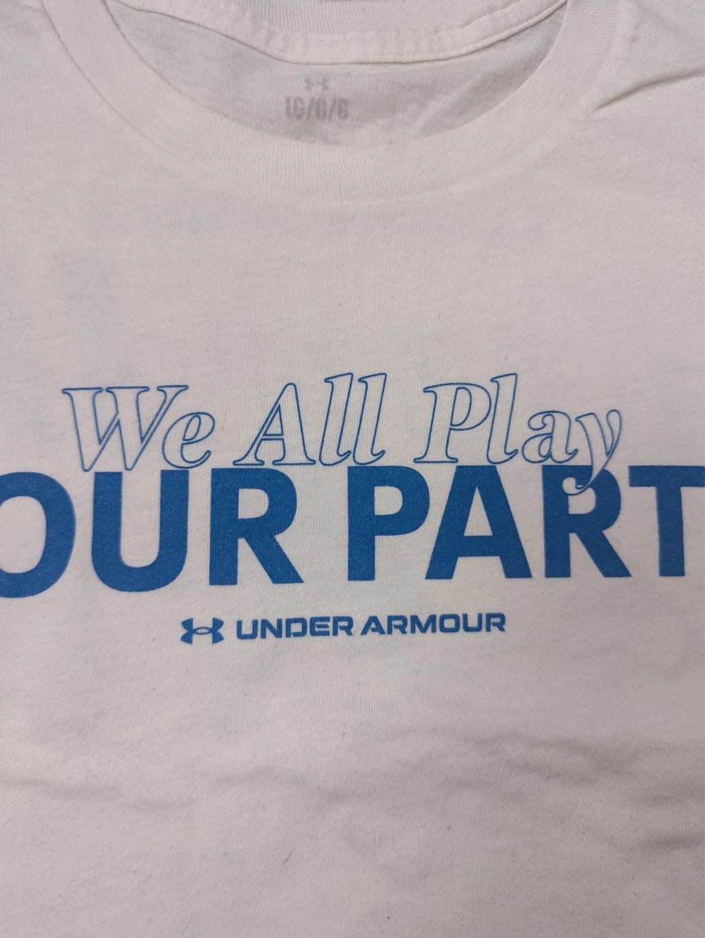 T-shirt Under Armour blanc
