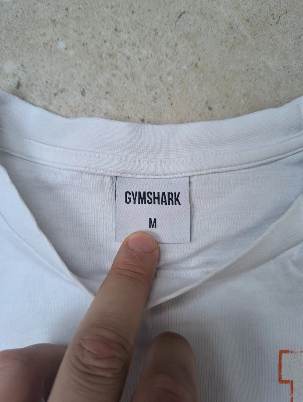 Gymshark white t-shirt