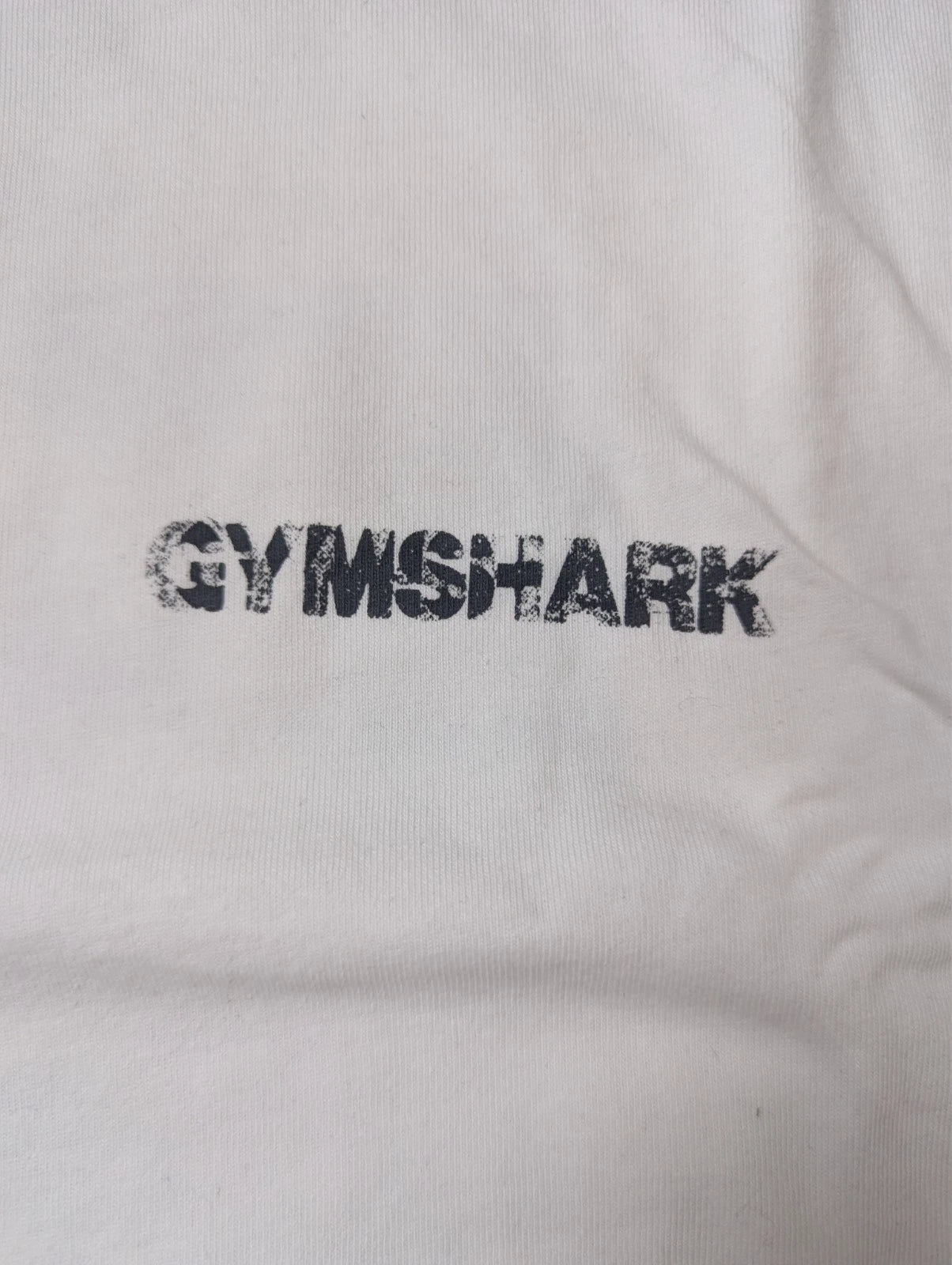 Cream Gymshark T-shirt