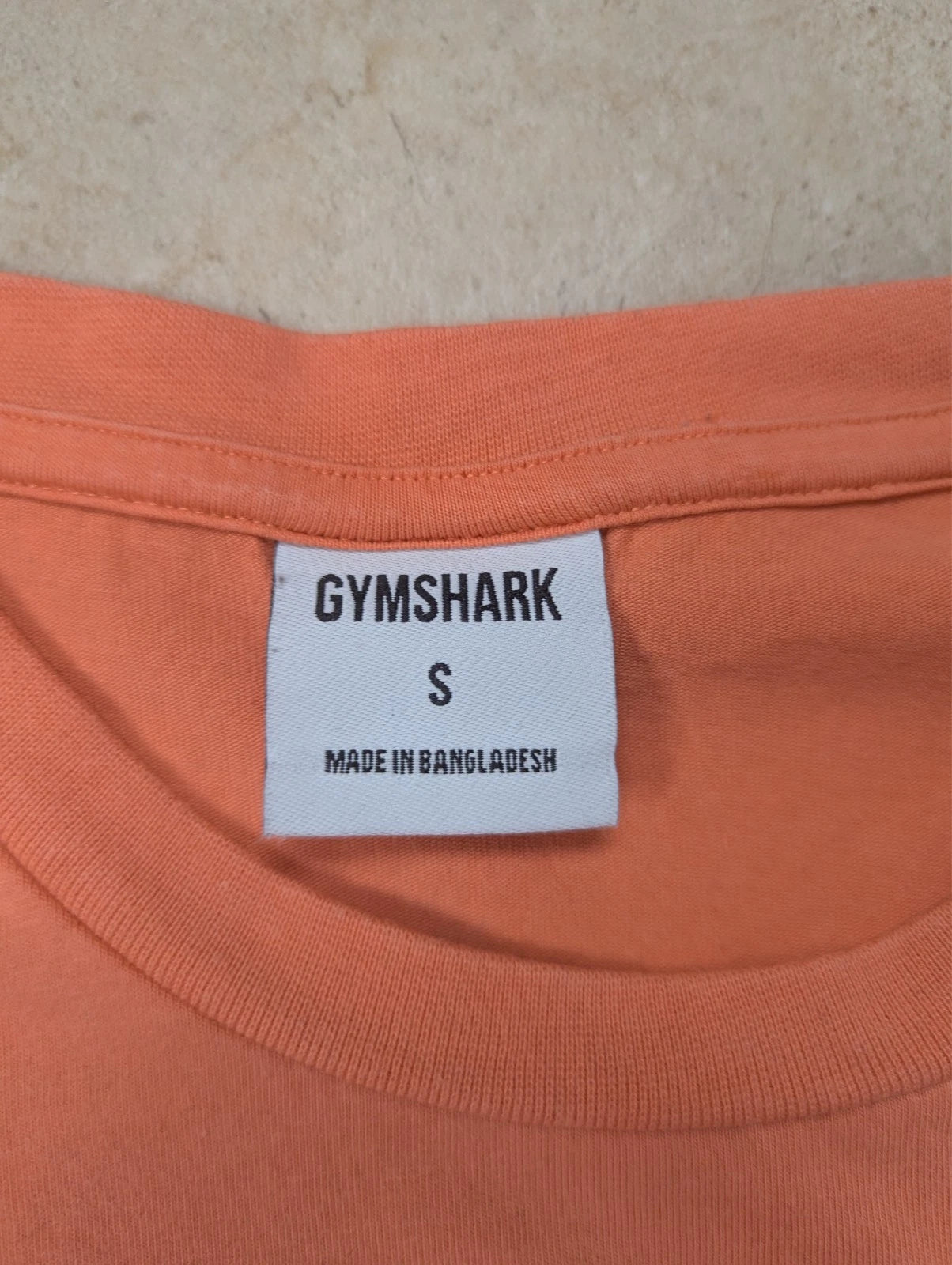 T-shirt Gymshark abricot