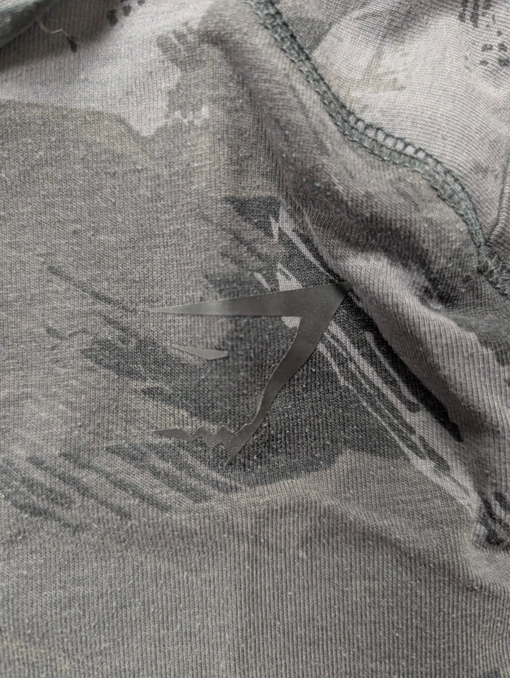 Gymshark black and grey T-shirt