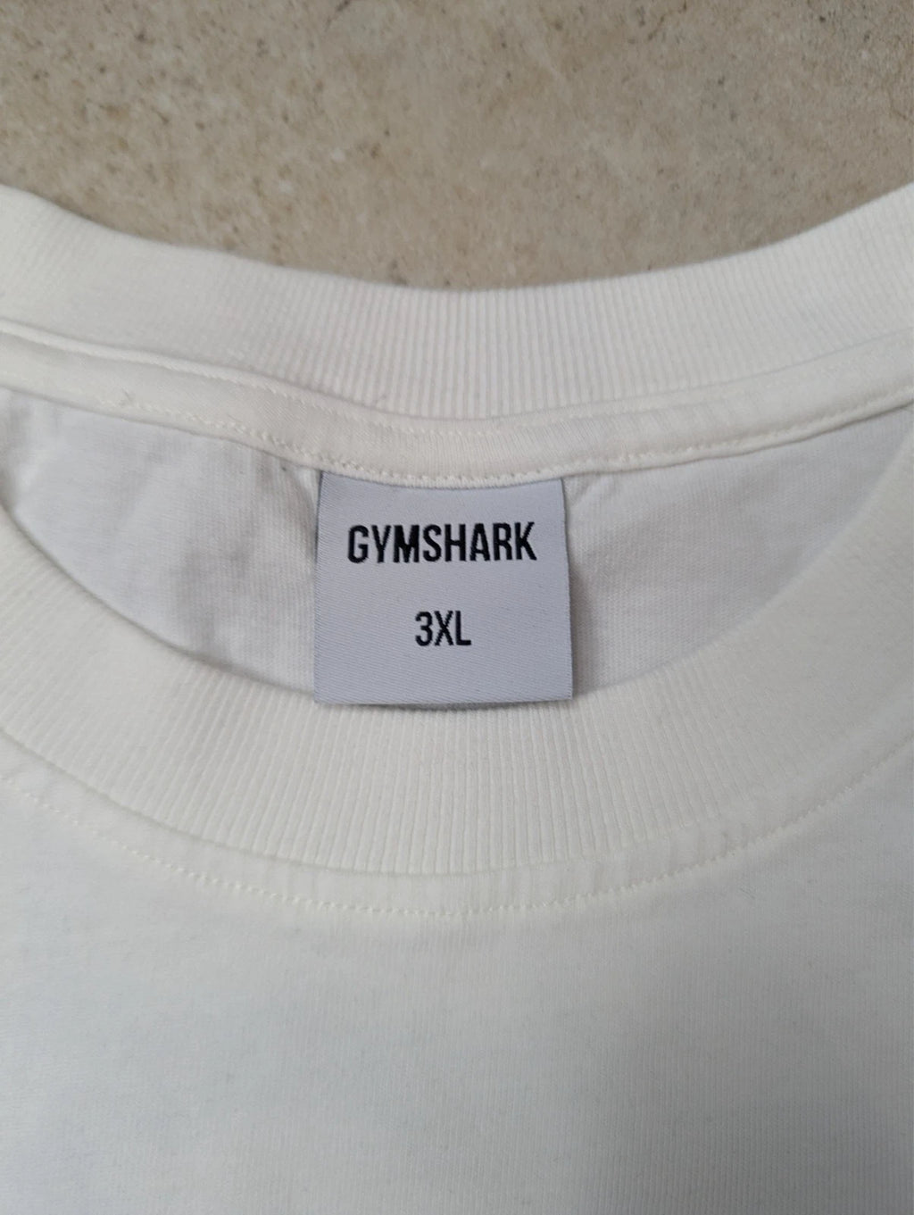 Cream Gymshark T-shirt