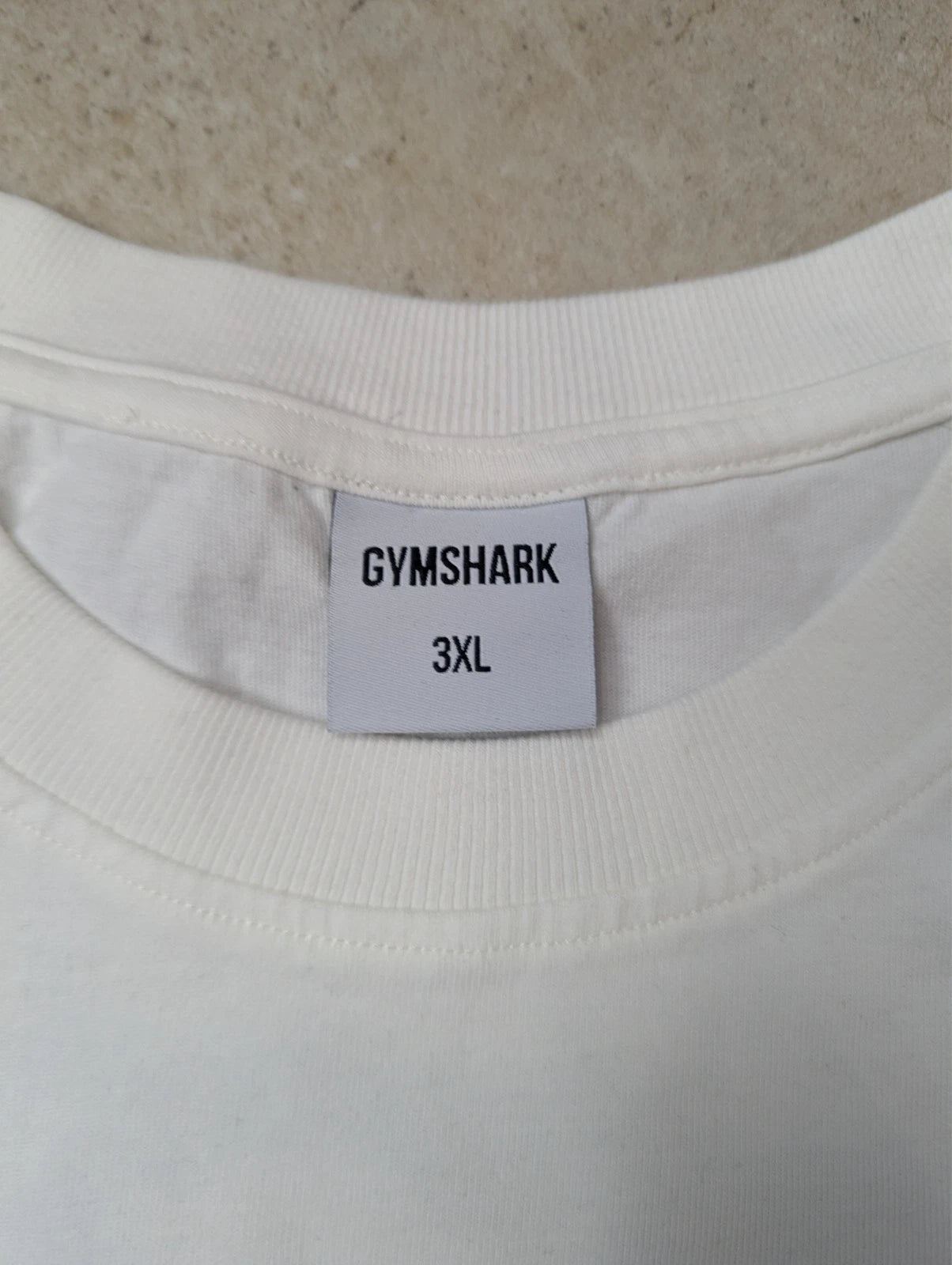 Cream Gymshark T-shirt