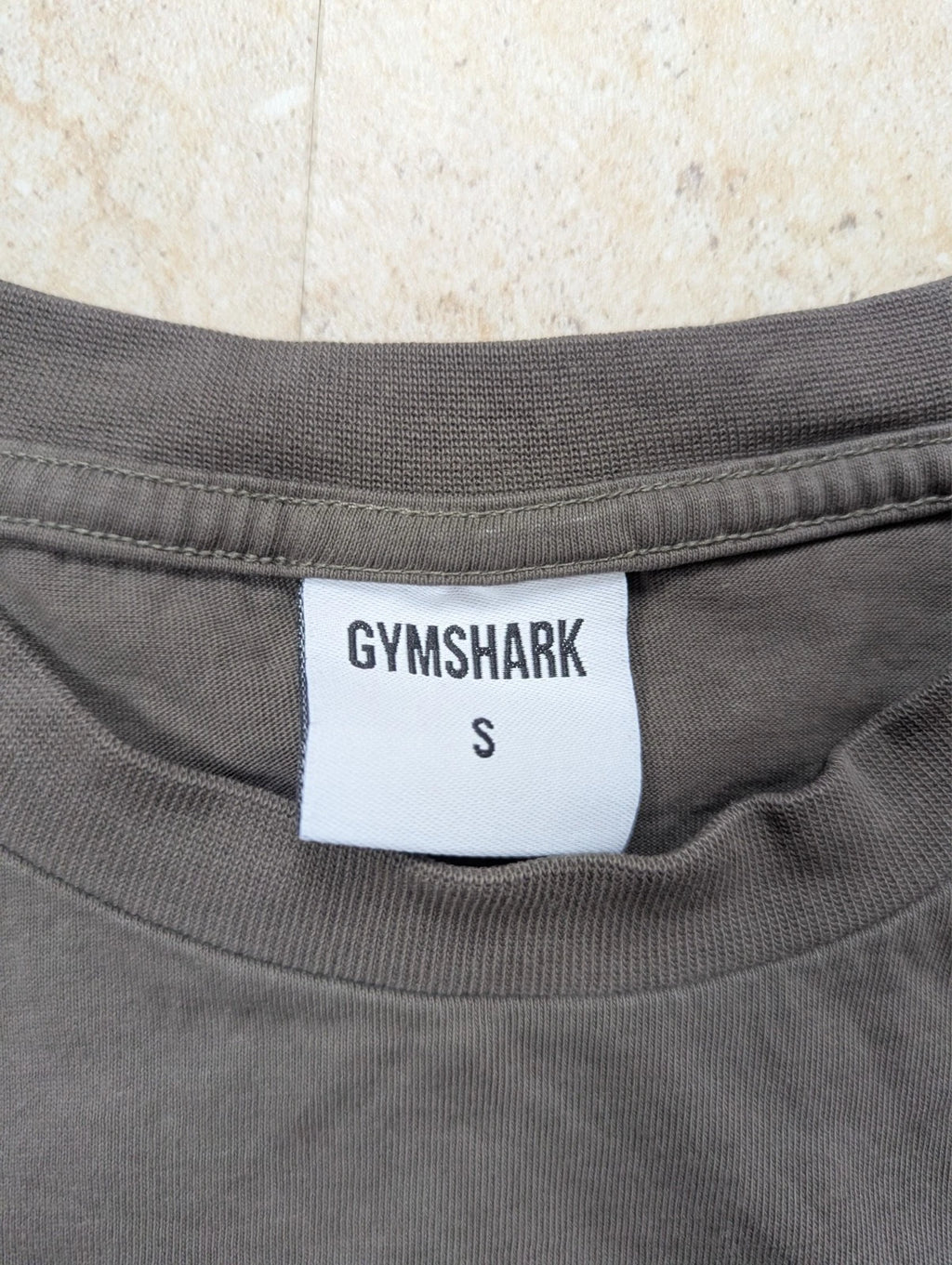 T-shirt Gymshark marron clair