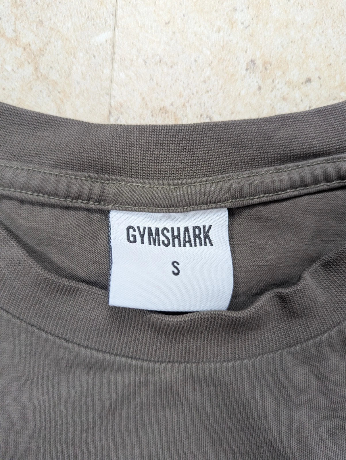 T-shirt Gymshark marron clair