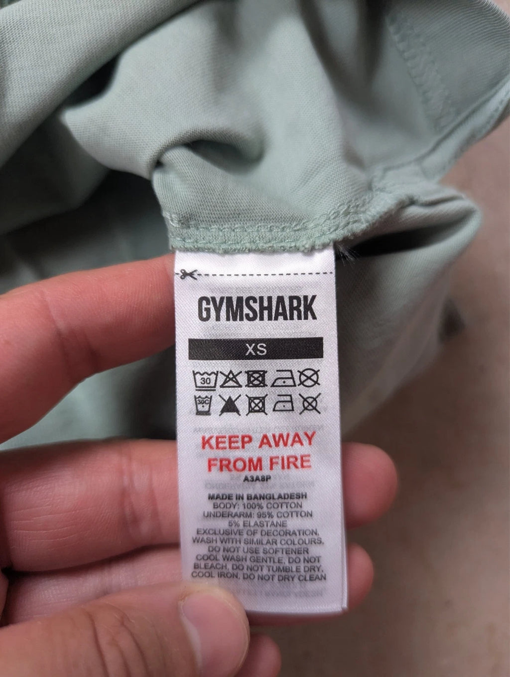 T-shirt Gymshark vert