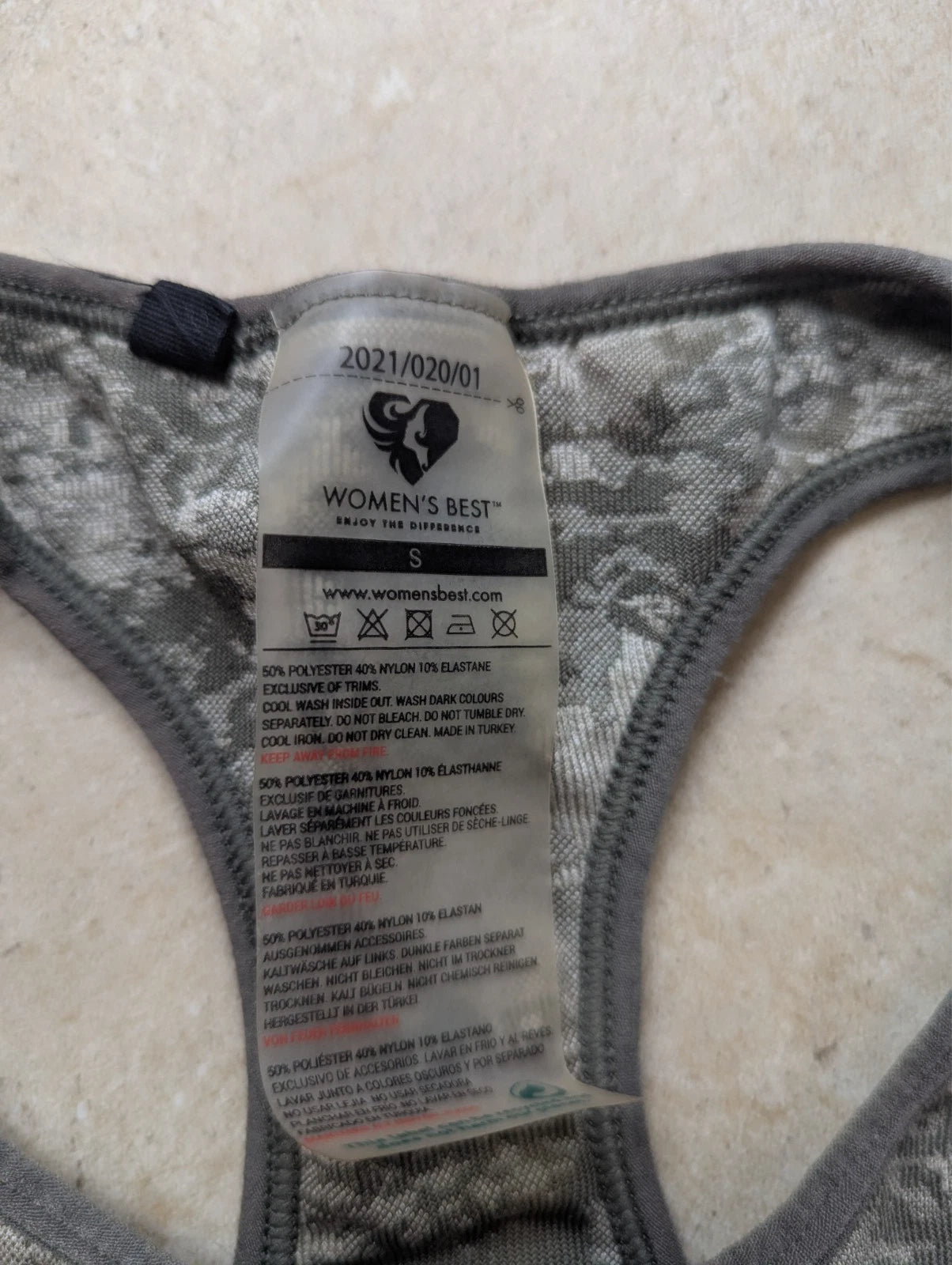 Brassière Women's Best verte