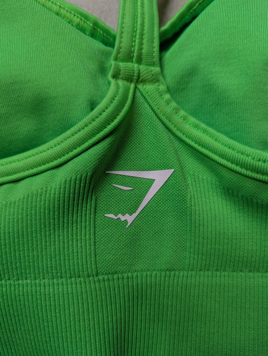 Green Gymshark sports bra