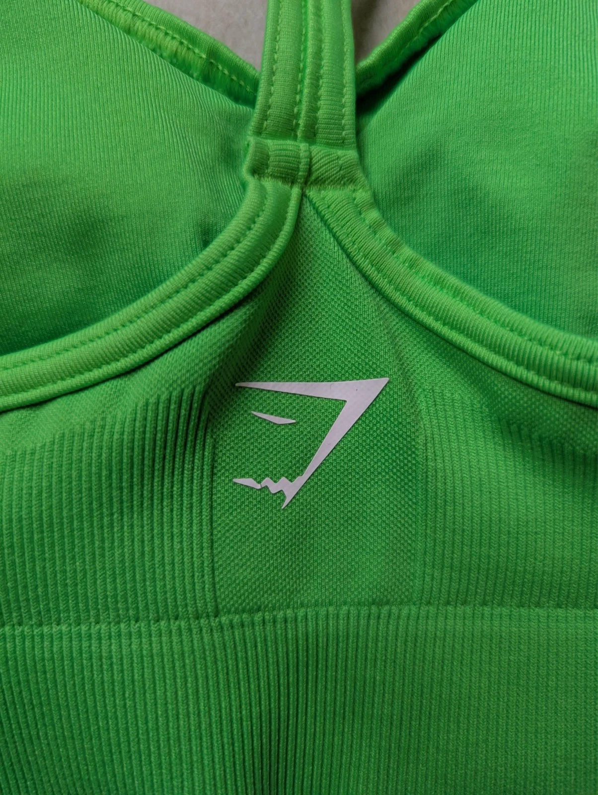 Green Gymshark sports bra