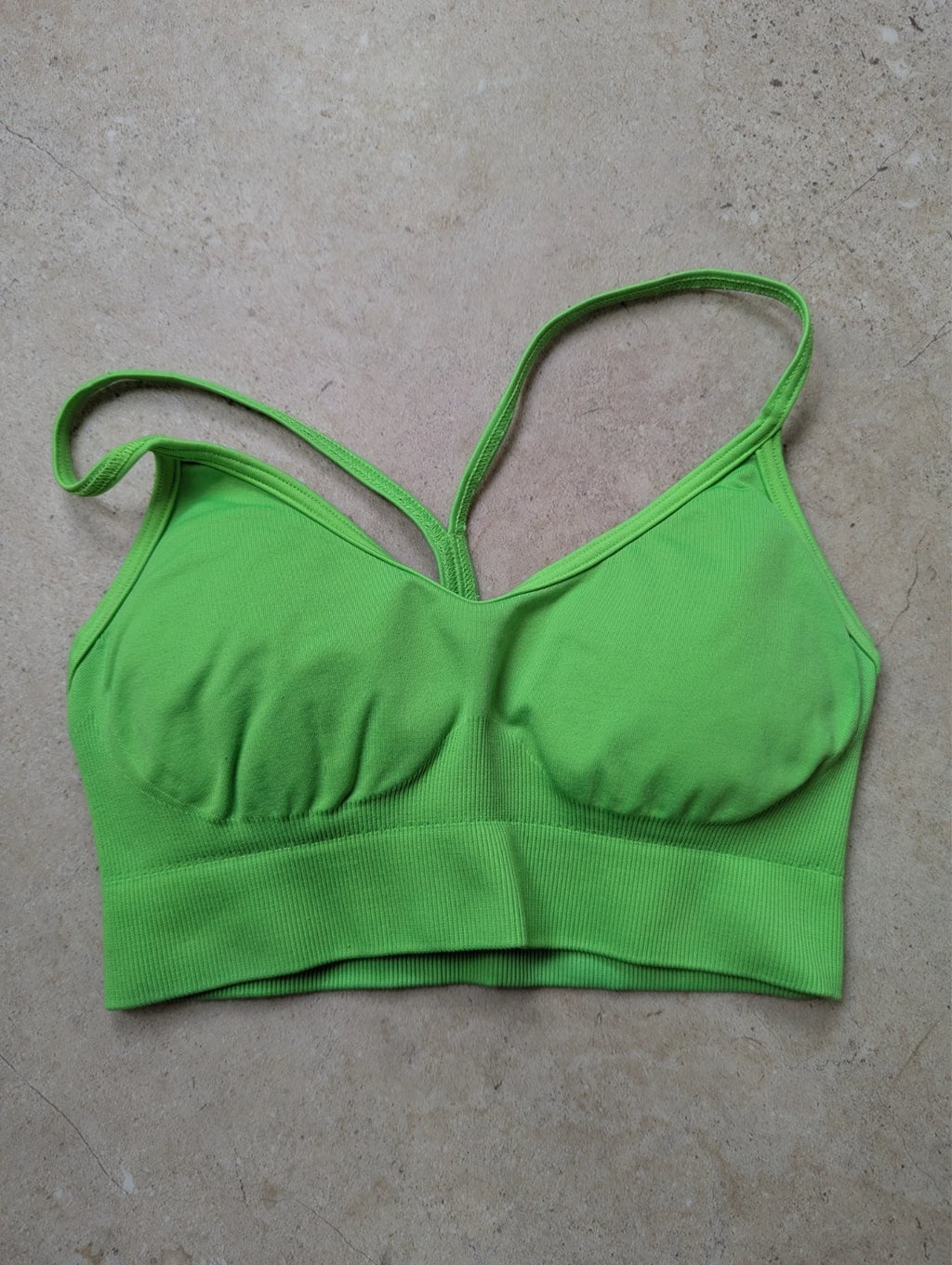 Green Gymshark sports bra