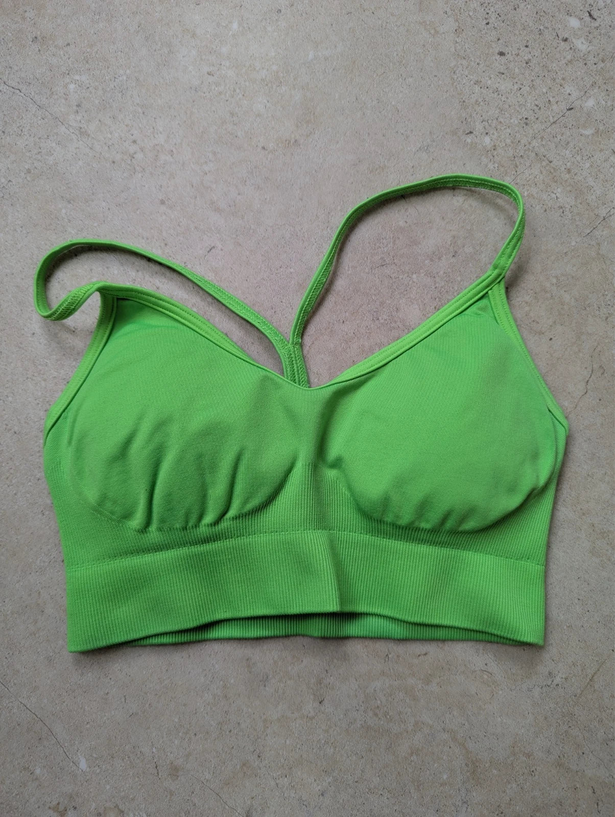 Green Gymshark sports bra