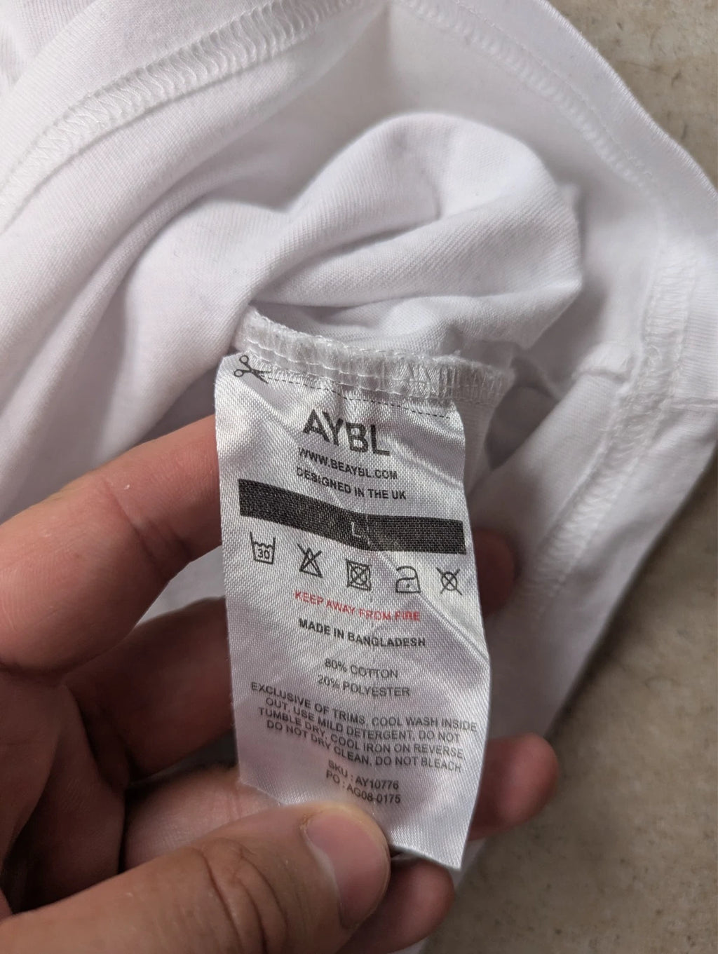 T-shirt AYBL blanc