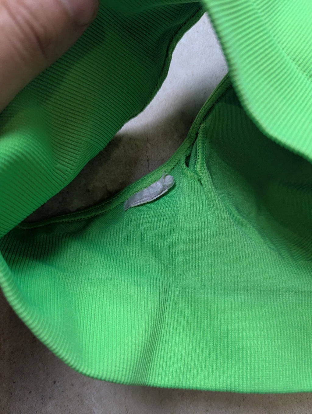 Green Gymshark sports bra