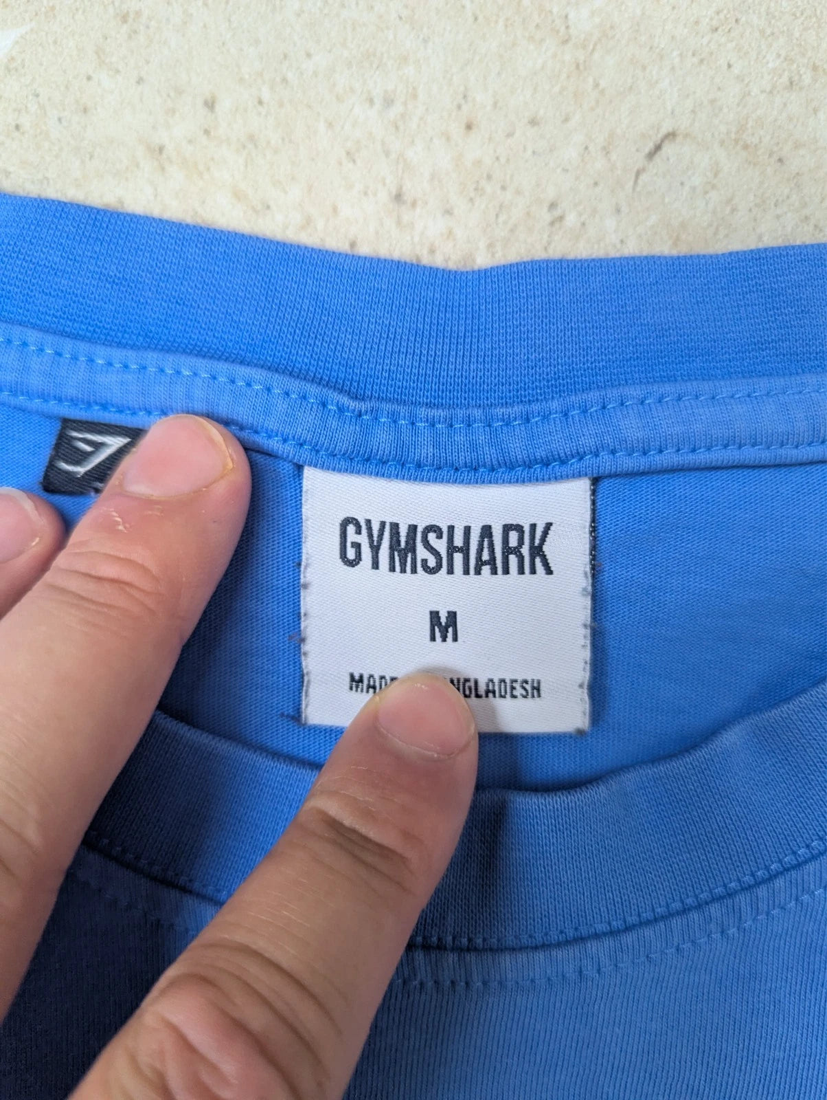 Gymshark blue t-shirt