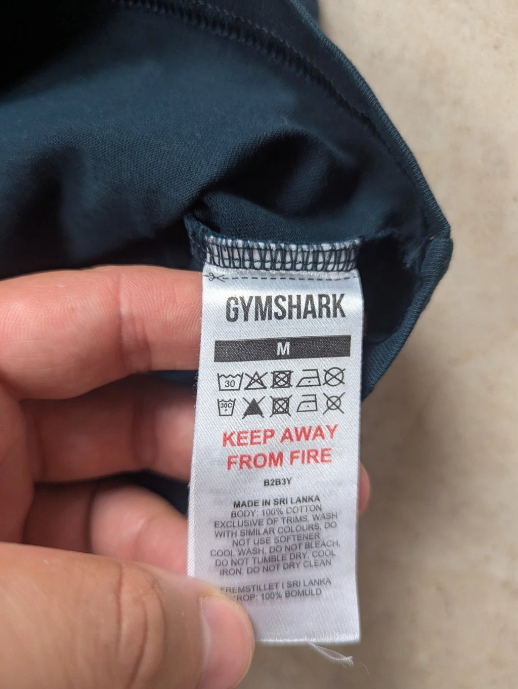Gymshark dark green T-shirt
