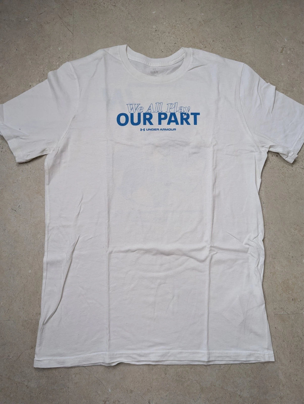 T-shirt Under Armour blanc