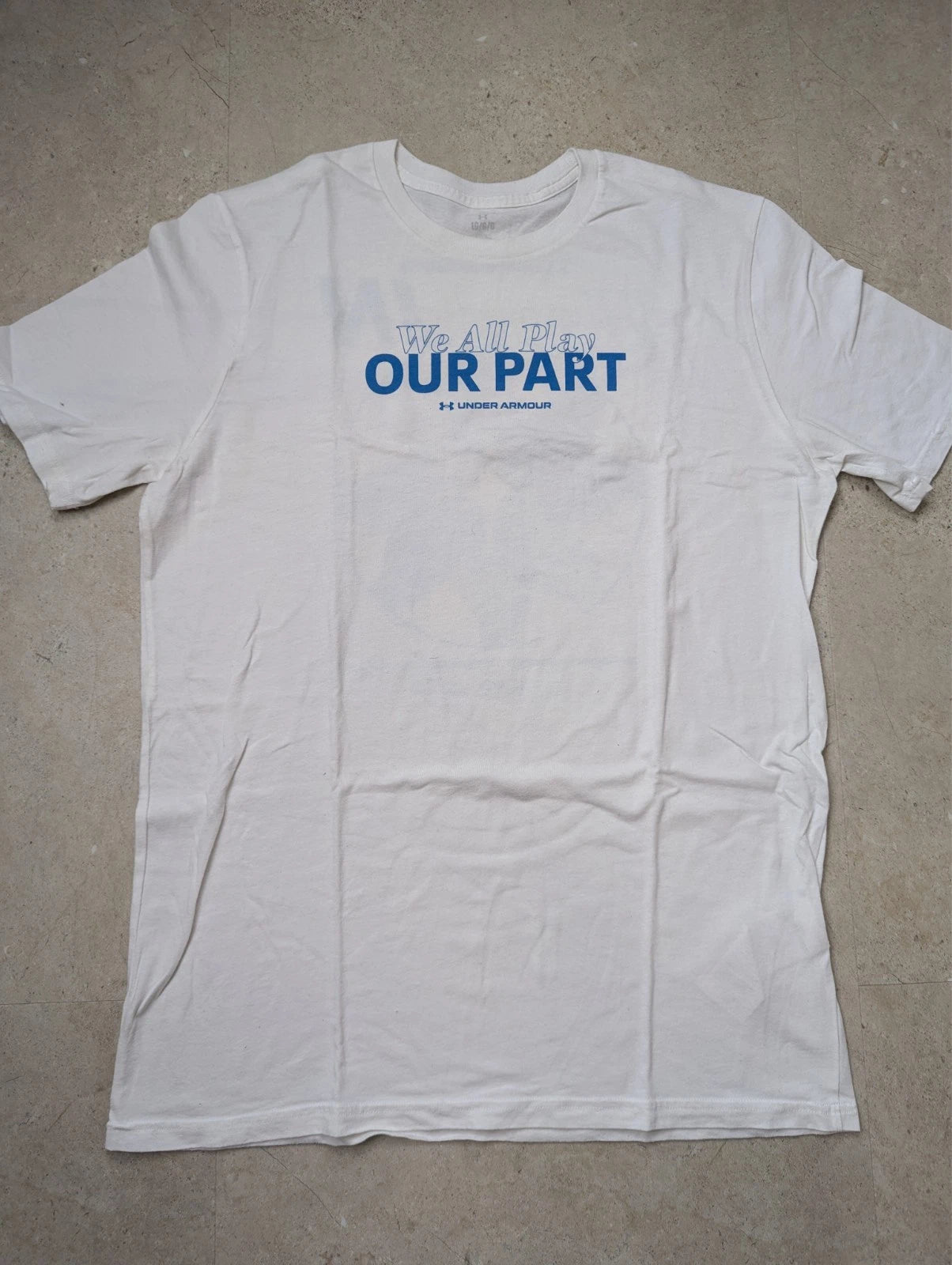 T-shirt Under Armour blanc