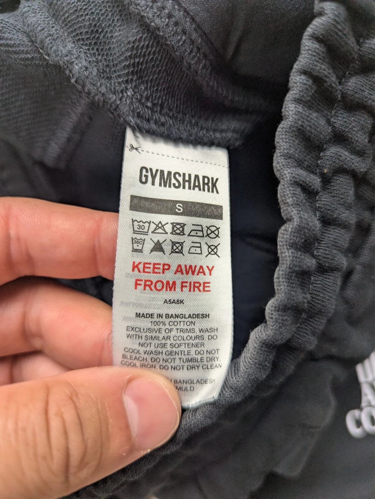 Jogging Gymshark Noir