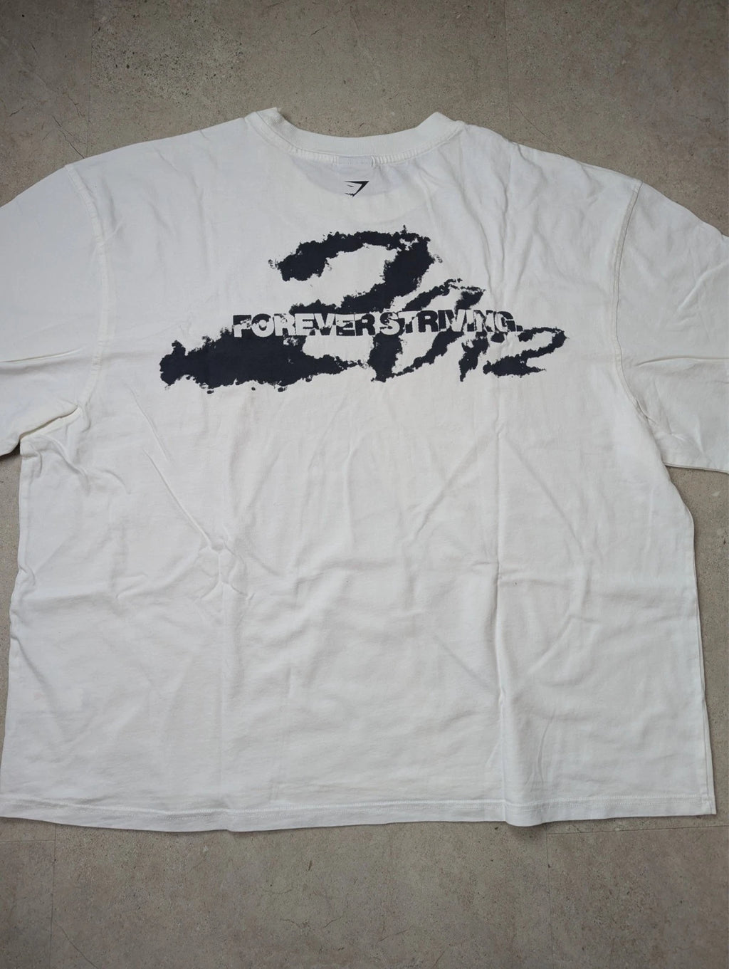 Cream Gymshark T-shirt