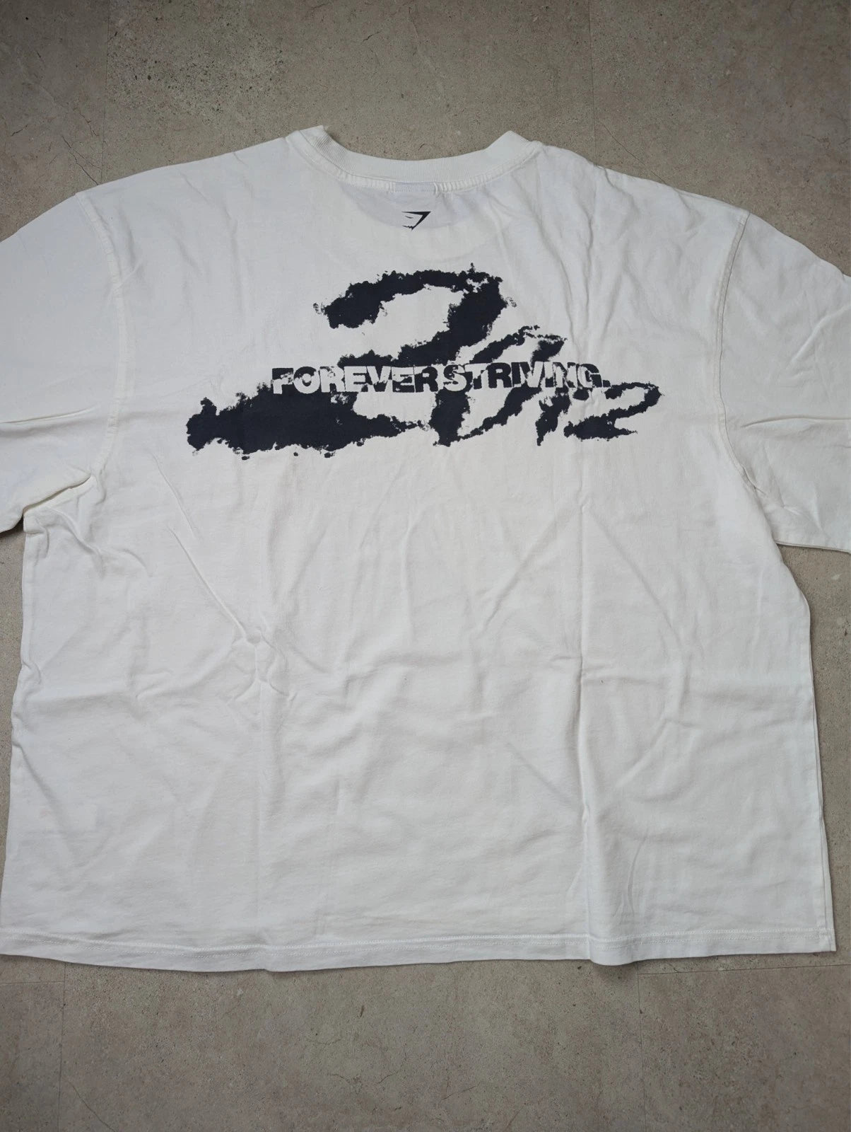Cream Gymshark T-shirt