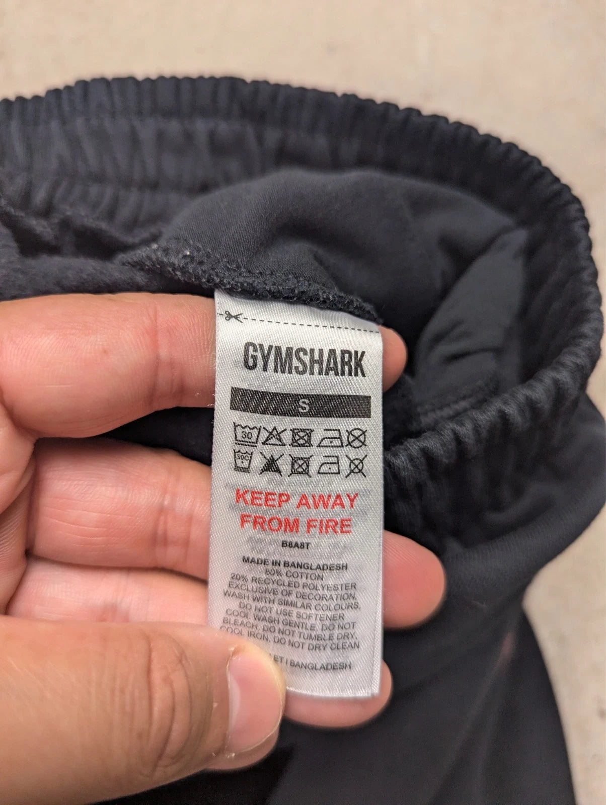Jogging Gymshark noir