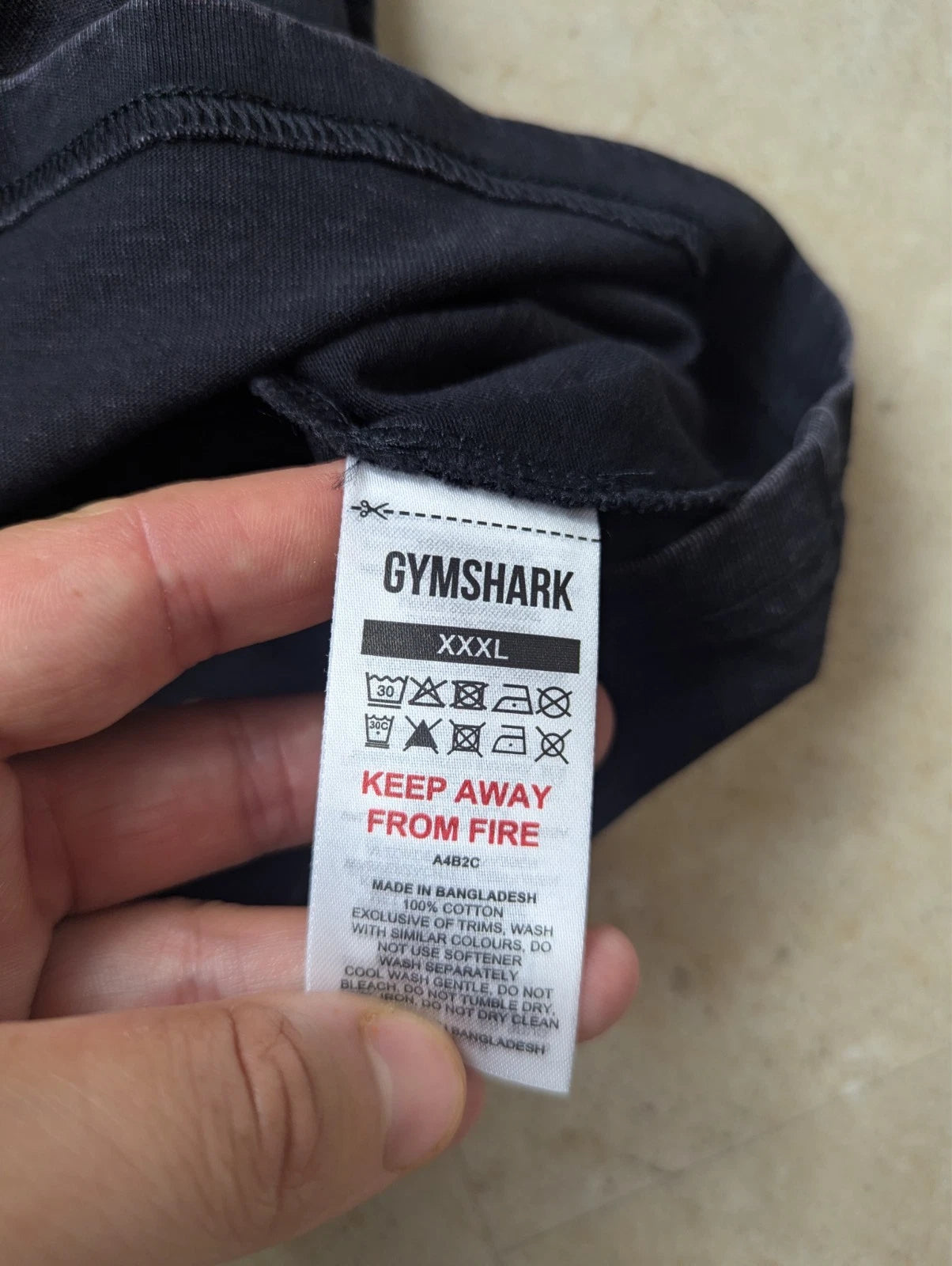 T-shirt Gymshark noir