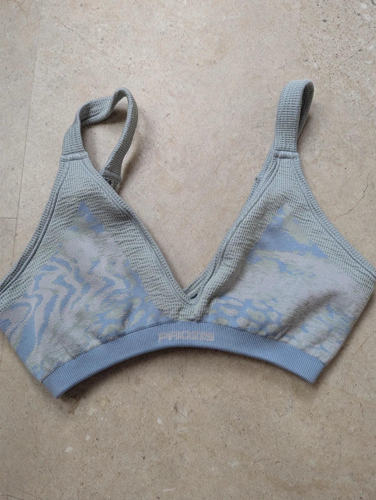 Brassière Prozis verte et bleue