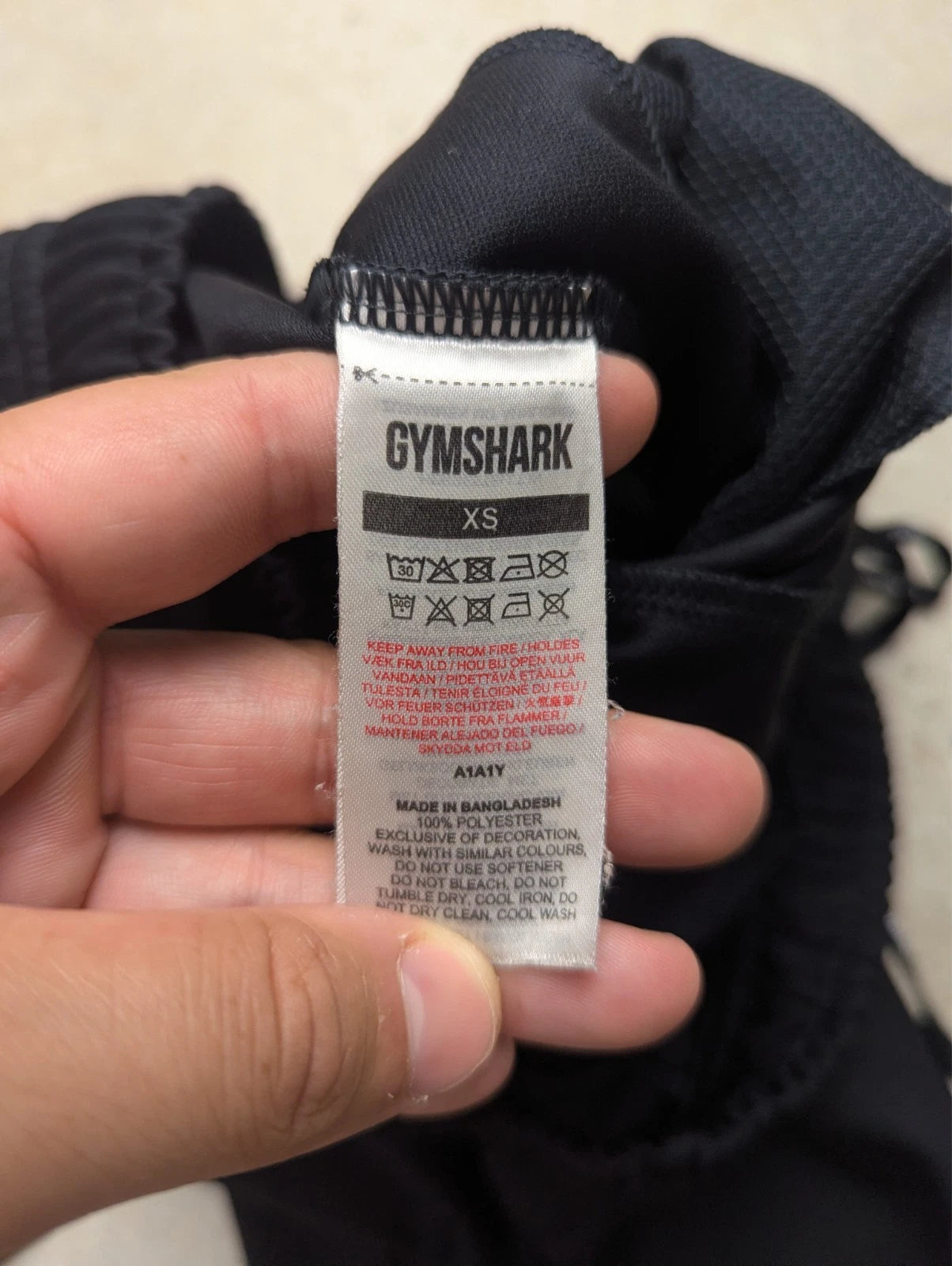 Jogging Gymshark Noir