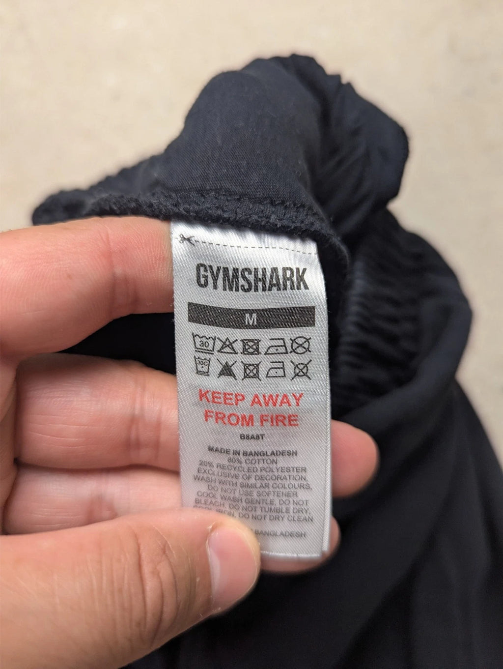 Jogging Gymshark Noir