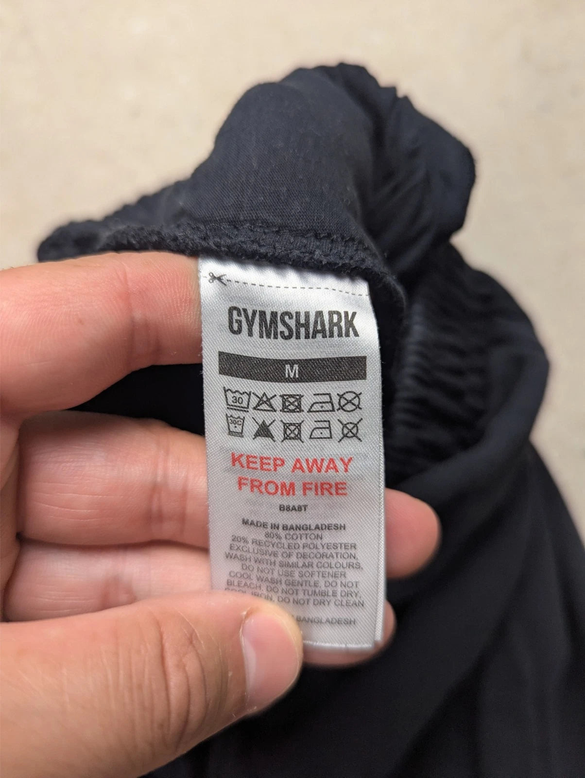 Jogging Gymshark Noir