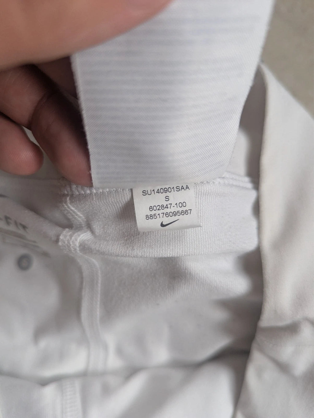 Short 2 en 1 Nike blanc