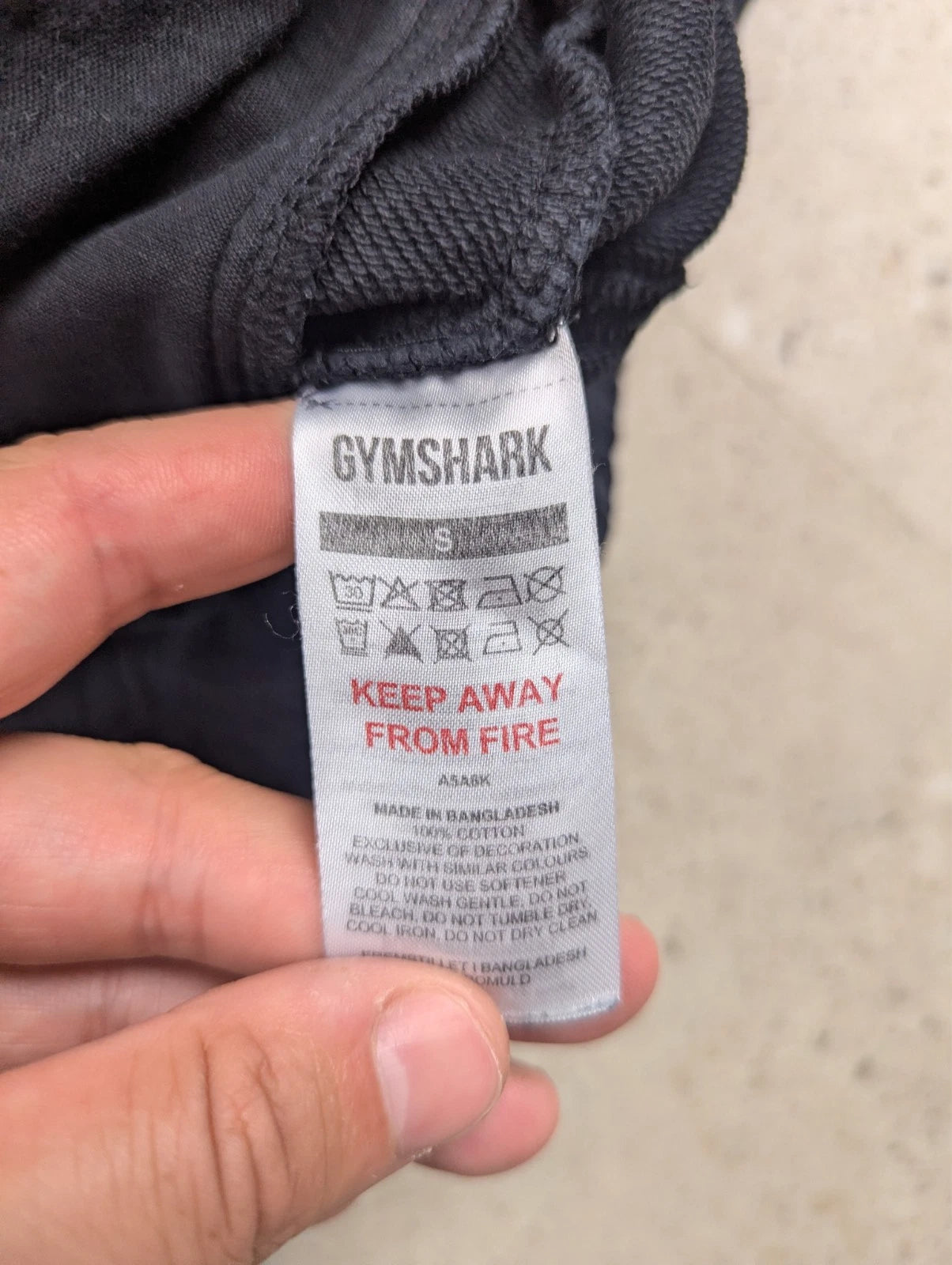 Jogging Gymshark Noir