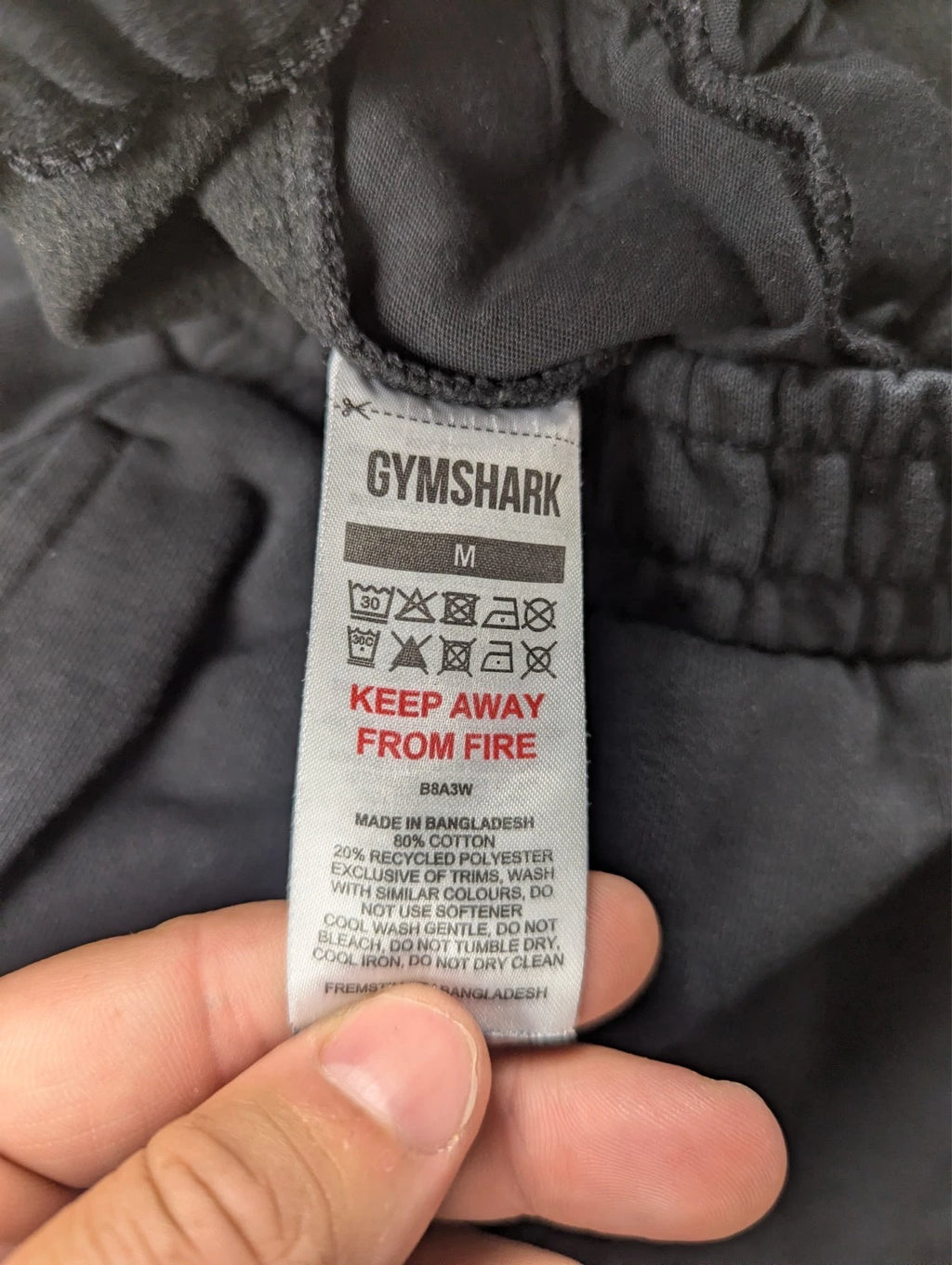 Jogging Gymshark Noir