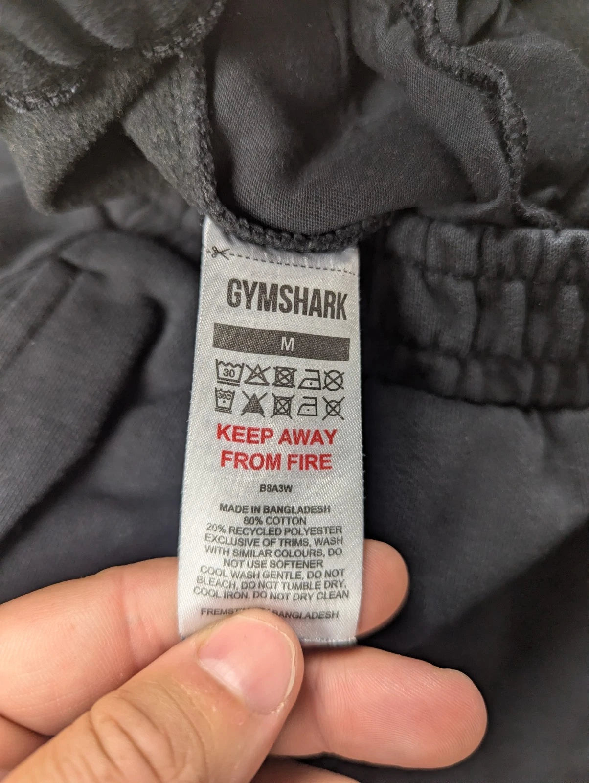Jogging Gymshark Noir