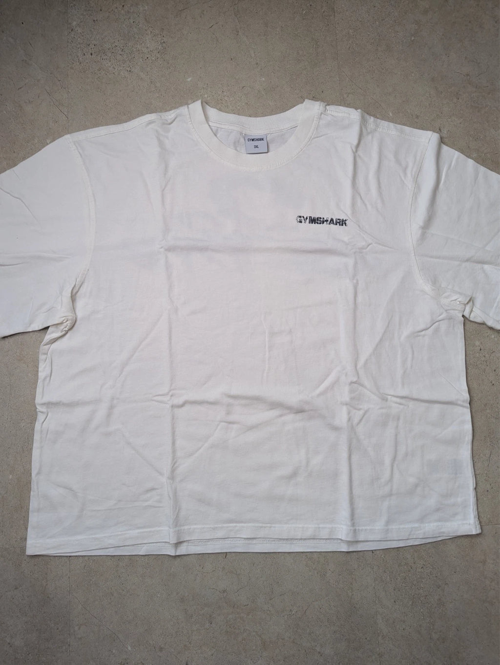 Cream Gymshark T-shirt