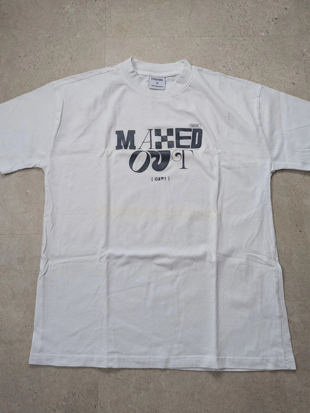 T-shirt Gymshark oversize blanc
