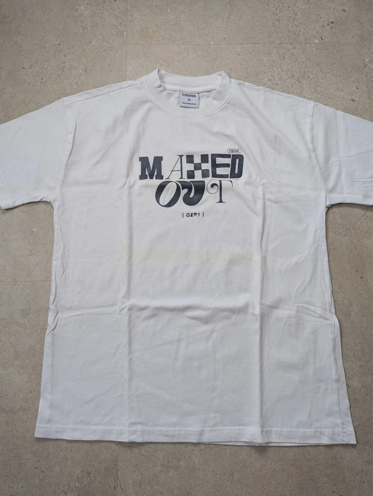 T-shirt Gymshark oversize blanc